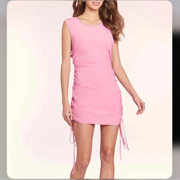 Amanda Uprichard Pink Nessa Dress - Picture 2 of 9